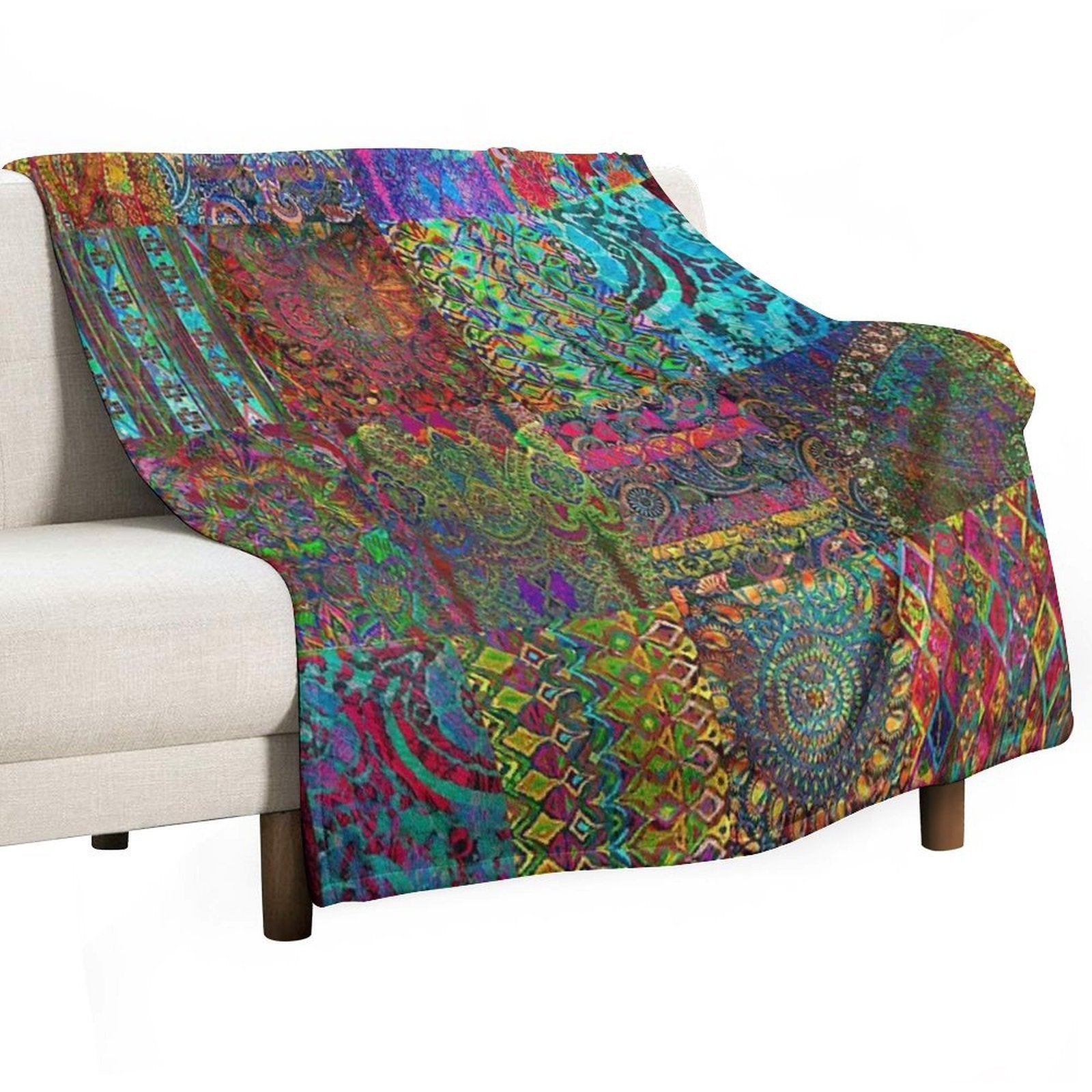 Bohemian Wonderland Durable Throw Blanket