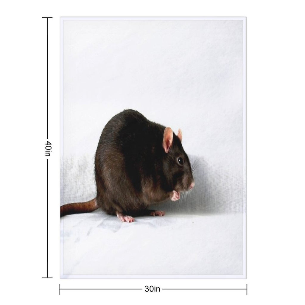 Rat Anti-pilling Throw Blanket