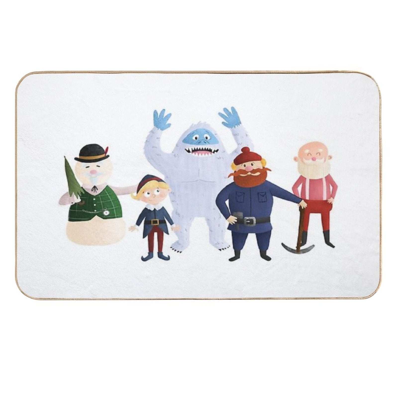 Classic Rudolph 2016  Odorless Bath Mat