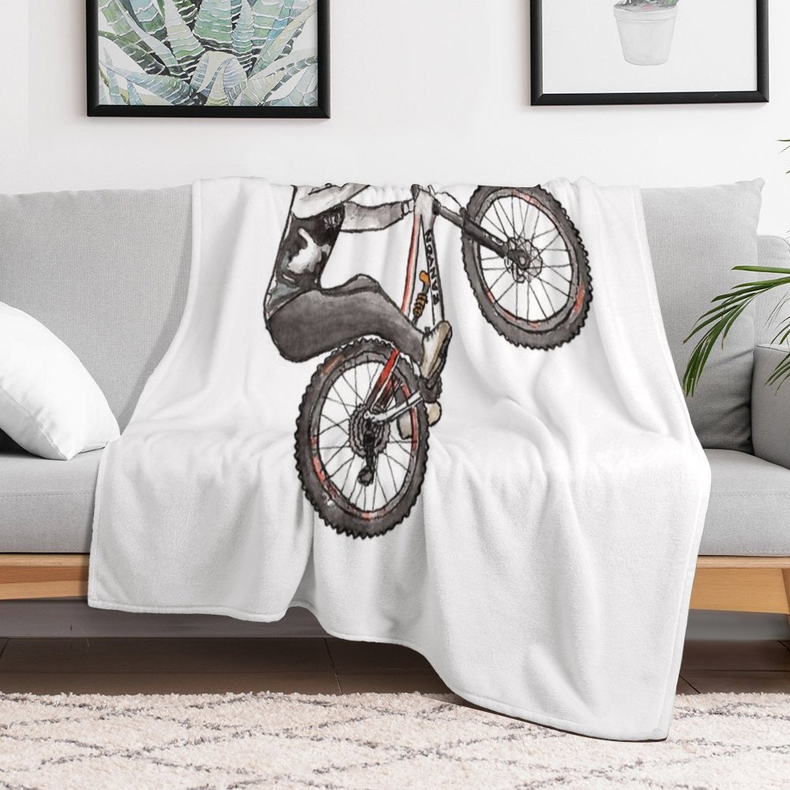 Fabio Wibmer Backflip Gift-ready Throw Blanket