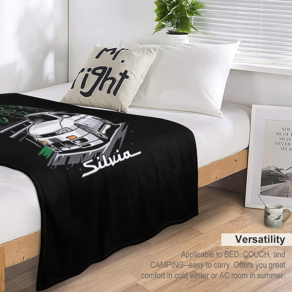 Silvia S14 Kouki Anti-pilling Throw Blanket