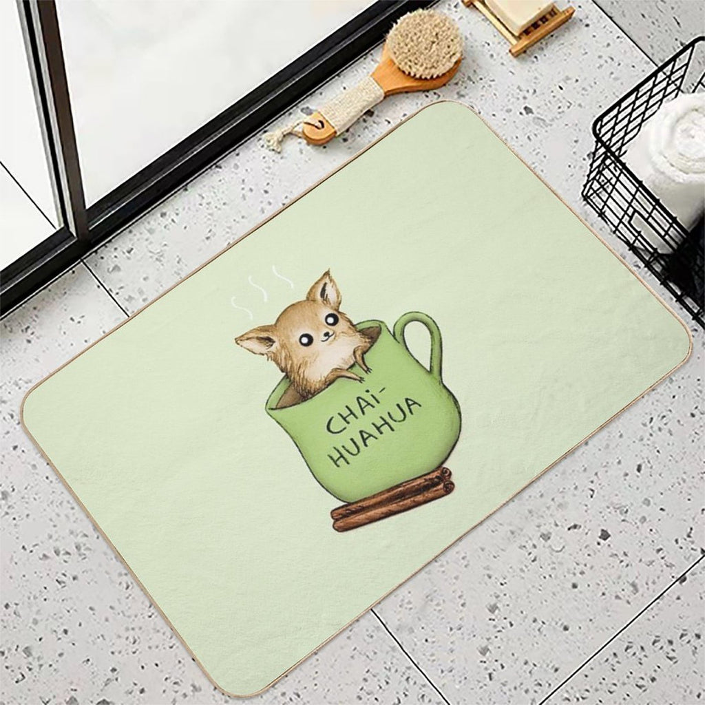 Chaihuahua  Stain-Proof Bath Mat