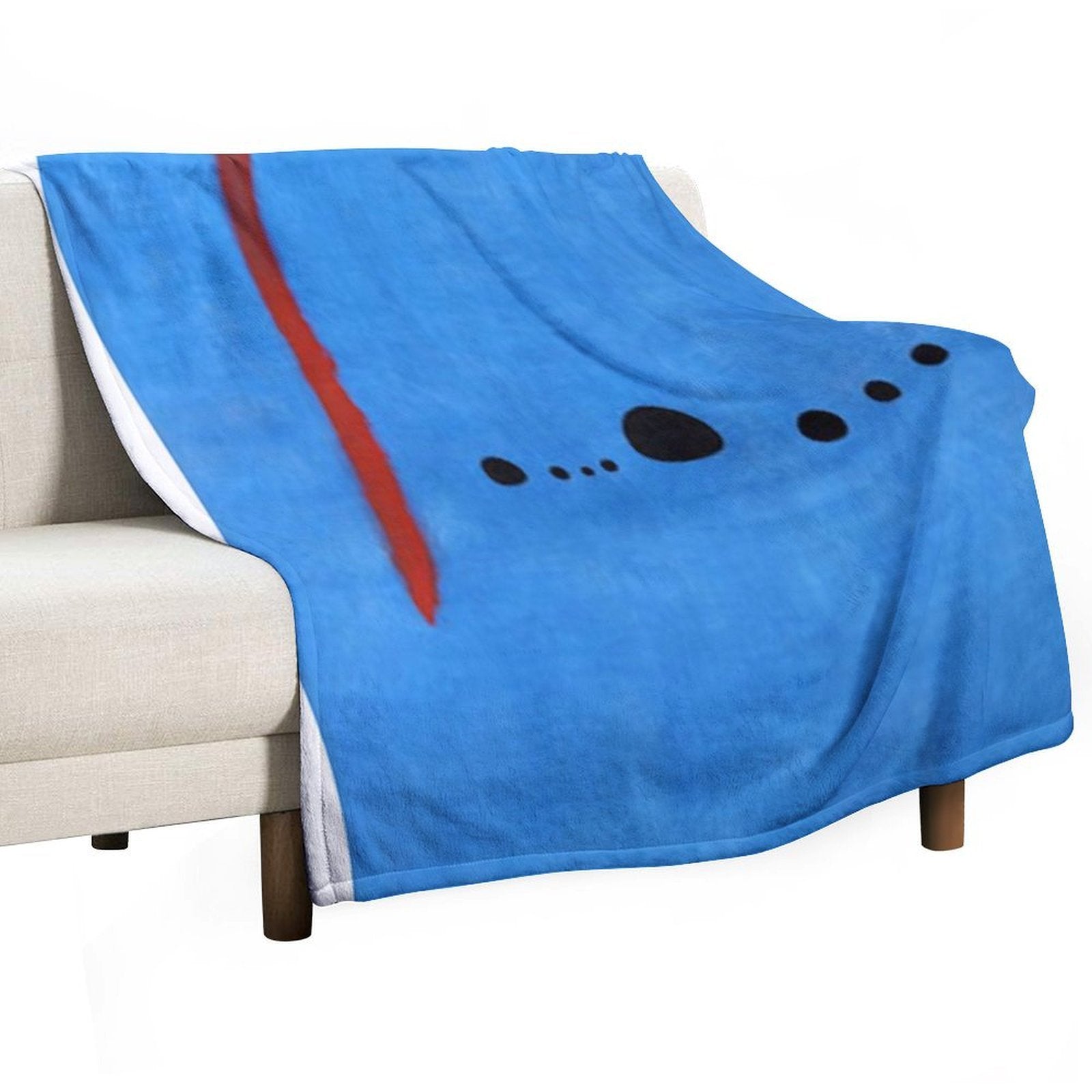 Joan Miro Blue 2 Plush Throw Blanket