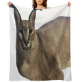 Big Floppa Shrink-resistant Throw Blanket