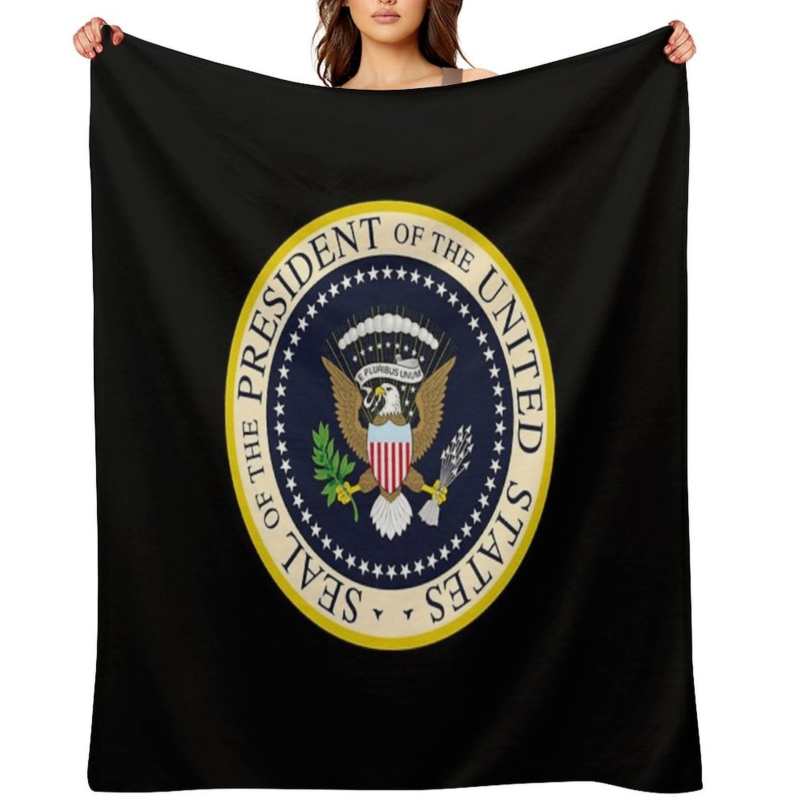 Seal of President of The United States Wrinkle-free Throw Blanket