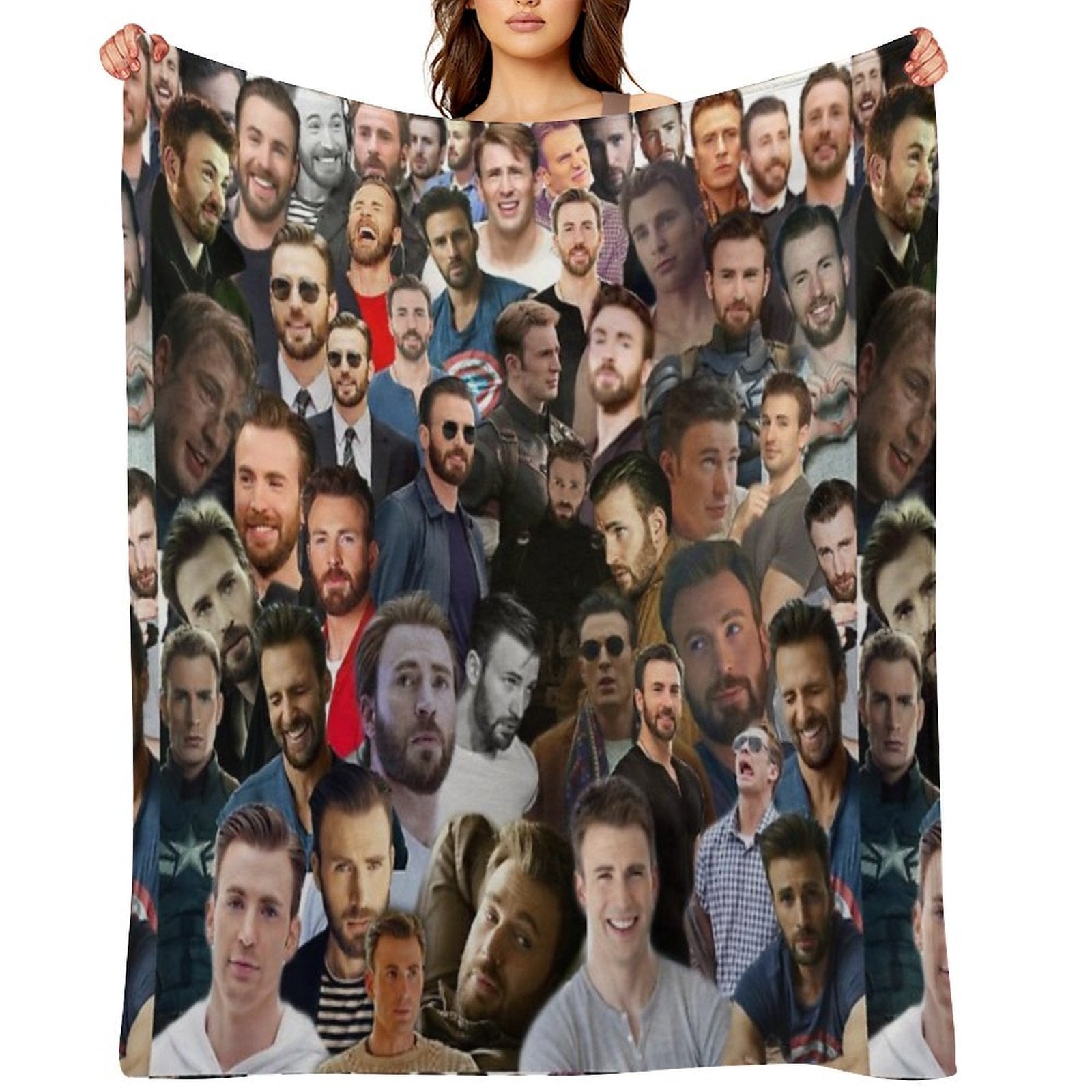 Chris Evans Velvety-soft Throw Blanket