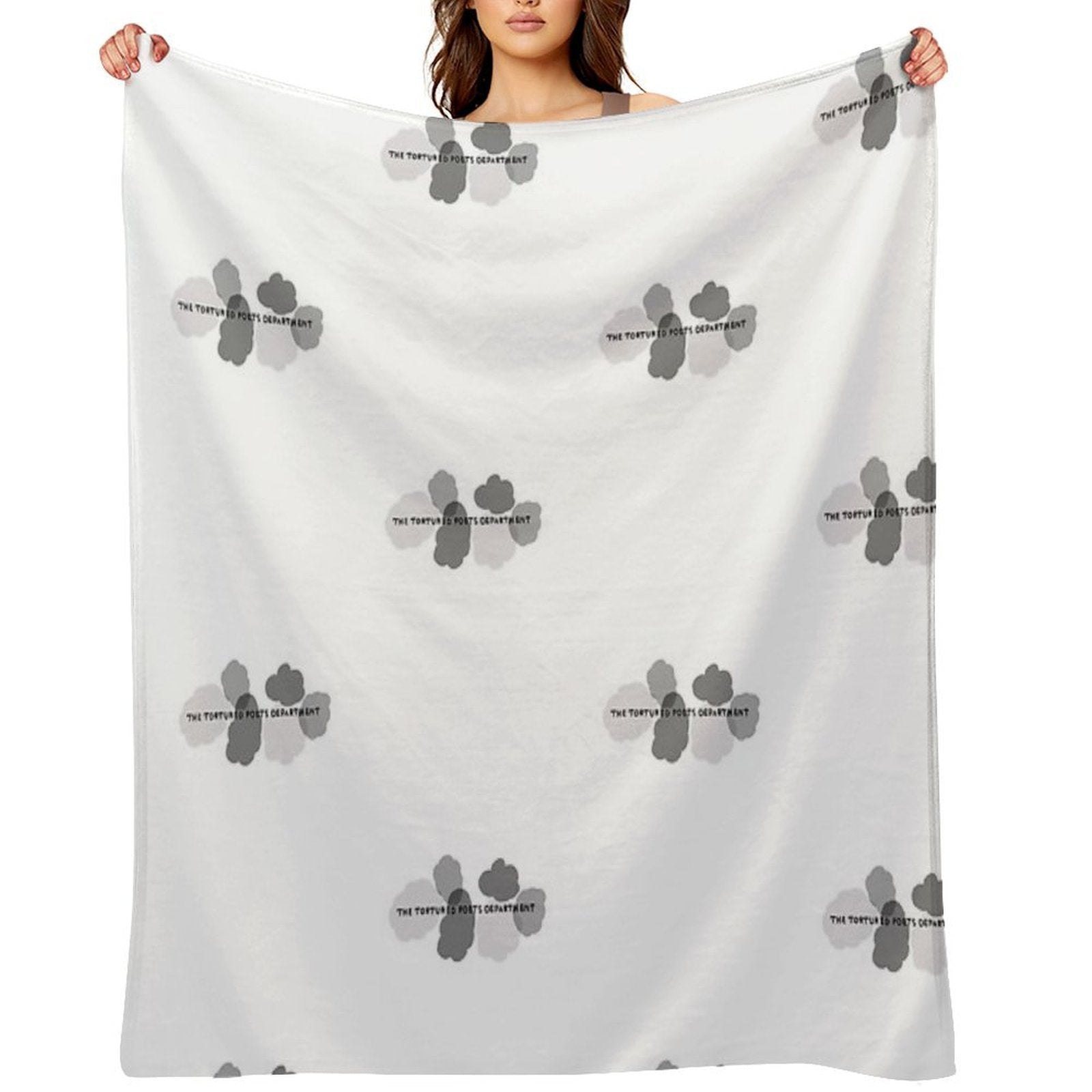 The Tortured Poets Department Taylor Swift - Title Inspired Art - Watercolour Look Durable Throw Blanket