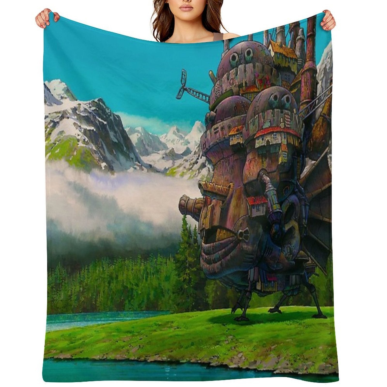 Stop at Star Lake Easy Care Throw Blanket