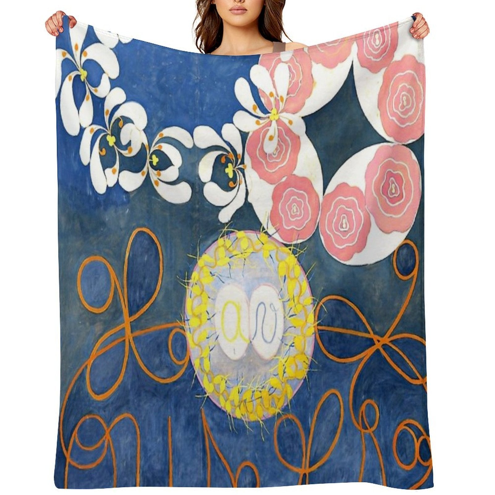 Hilma Af Klint The Ten Largest, No. 01, Childhood, Group IV Easy Care Throw Blanket