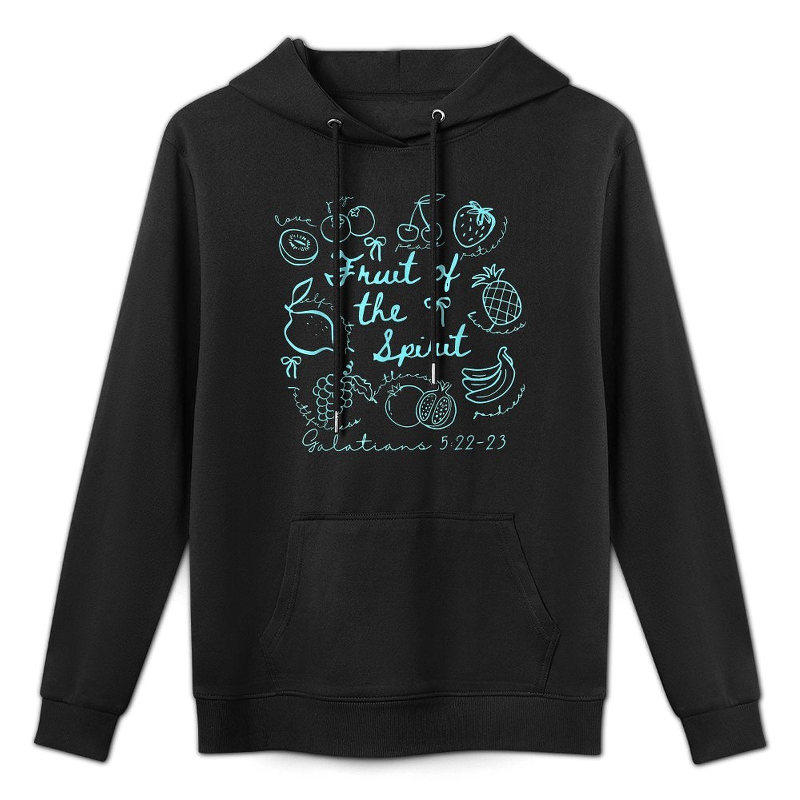 Fruit Of The Spirit Galatians 522-23 Cute Christian Breathable Fabric Hoodie