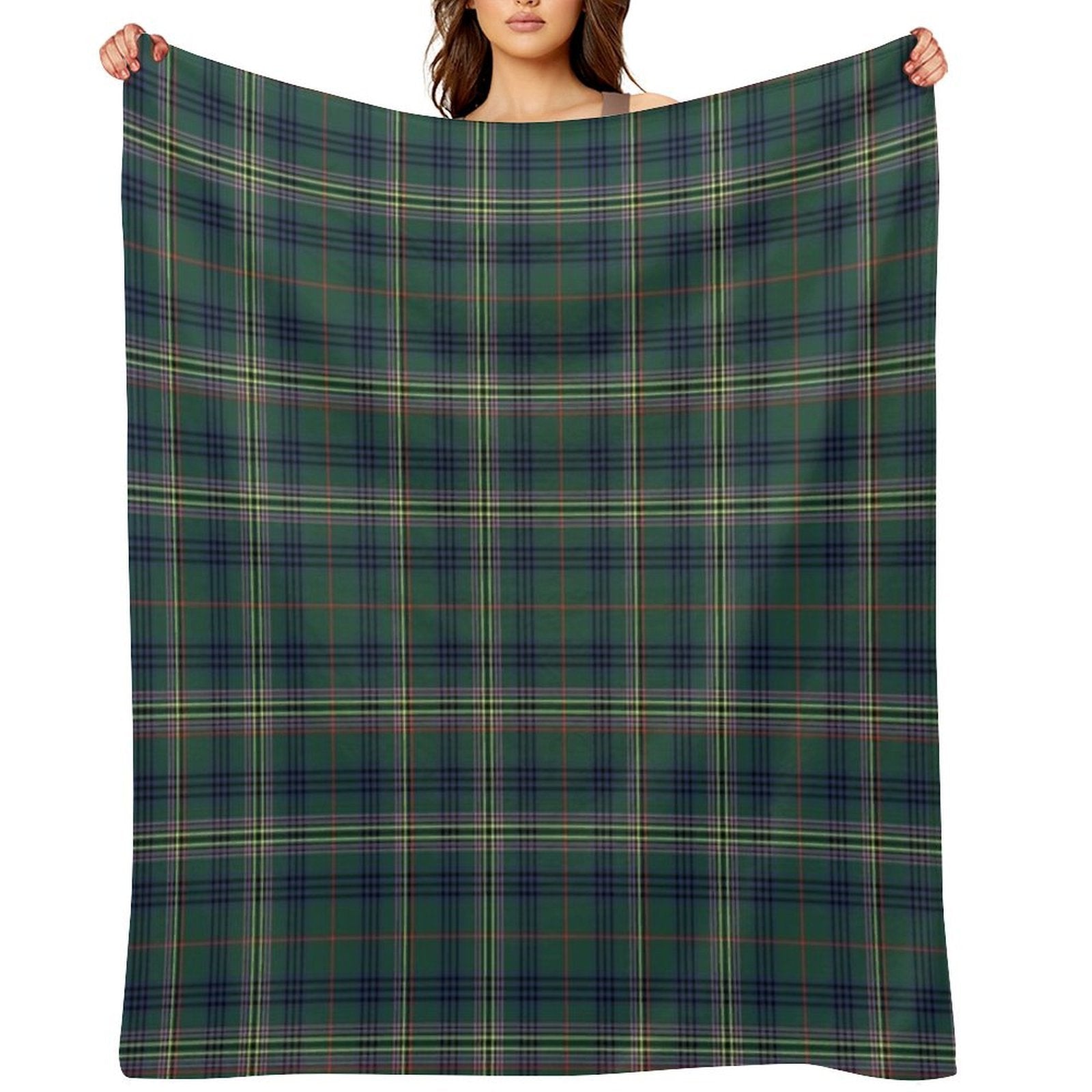 Clan Kennedy Tartan Compact Throw Blanket