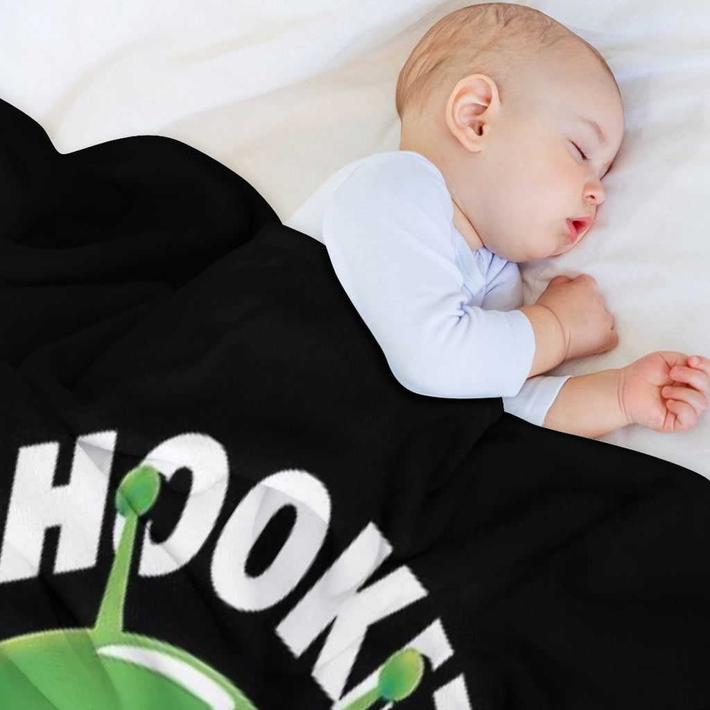 Mooncake Phrase Plush Throw Blanket