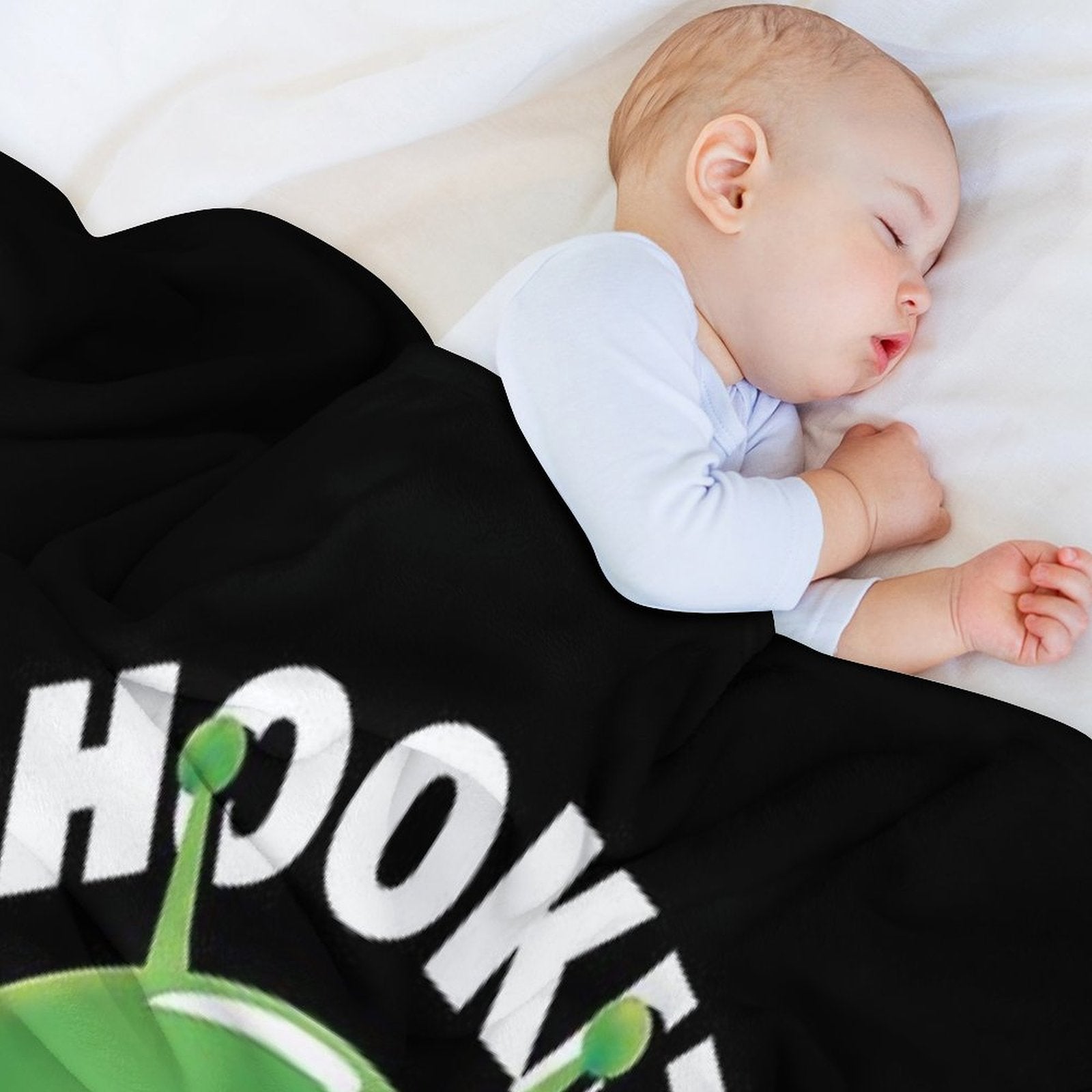 Mooncake Phrase Plush Throw Blanket