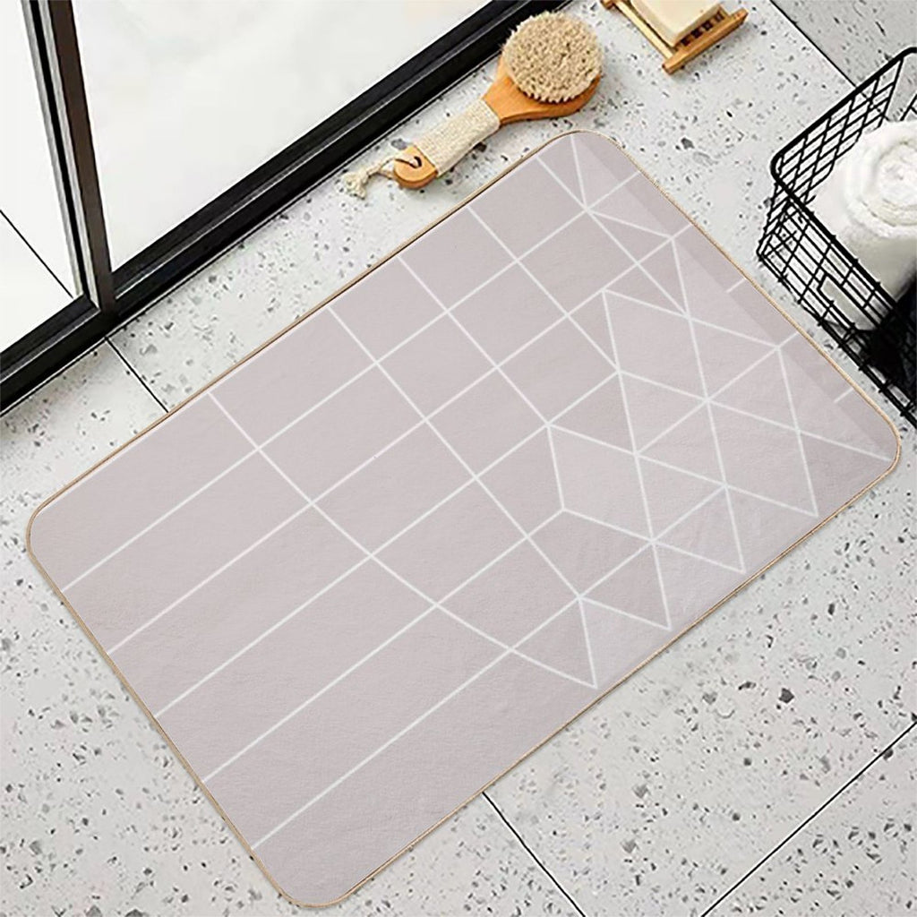 Ice Pink  Easy Maintenance Bath Mat