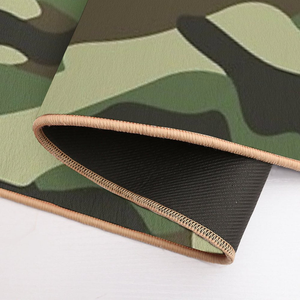 Camouflage Camo Military Design  Long-Lasting Bath Mat