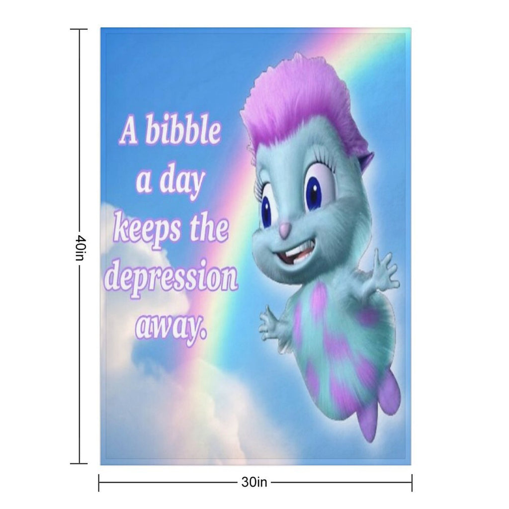 Bibble Motto Durable Throw Blanket