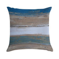 Beach Decor Five Stripes Soft Durable Construction Throw Pillow