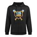 Baseball 12 Year Old Ice Cream Drip 12th Birthday Number 12 Shrink-Resistant Hoodie