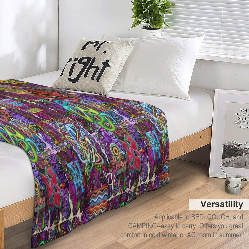 Pop Abstract Lightweight Throw Blanket
