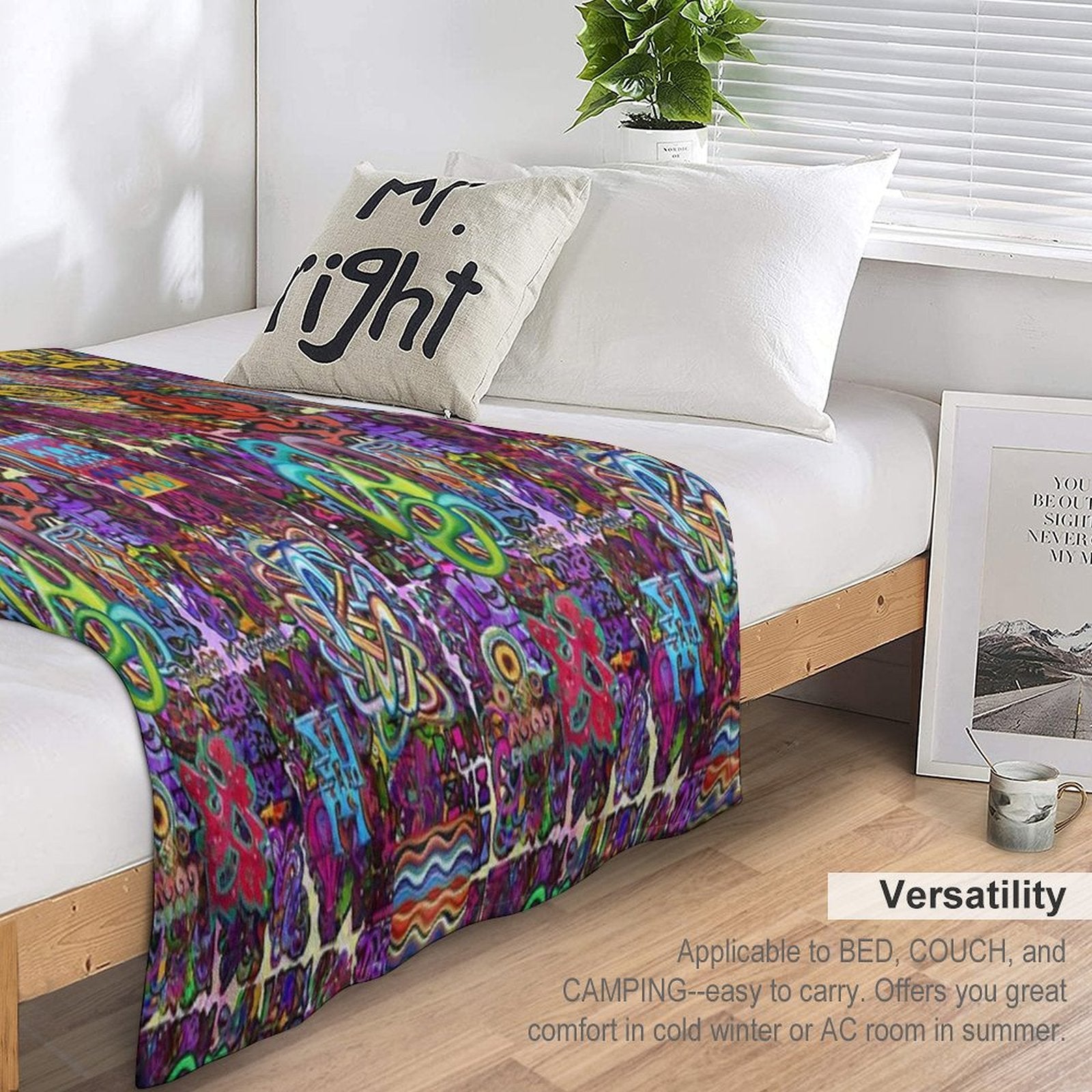 Pop Abstract Lightweight Throw Blanket