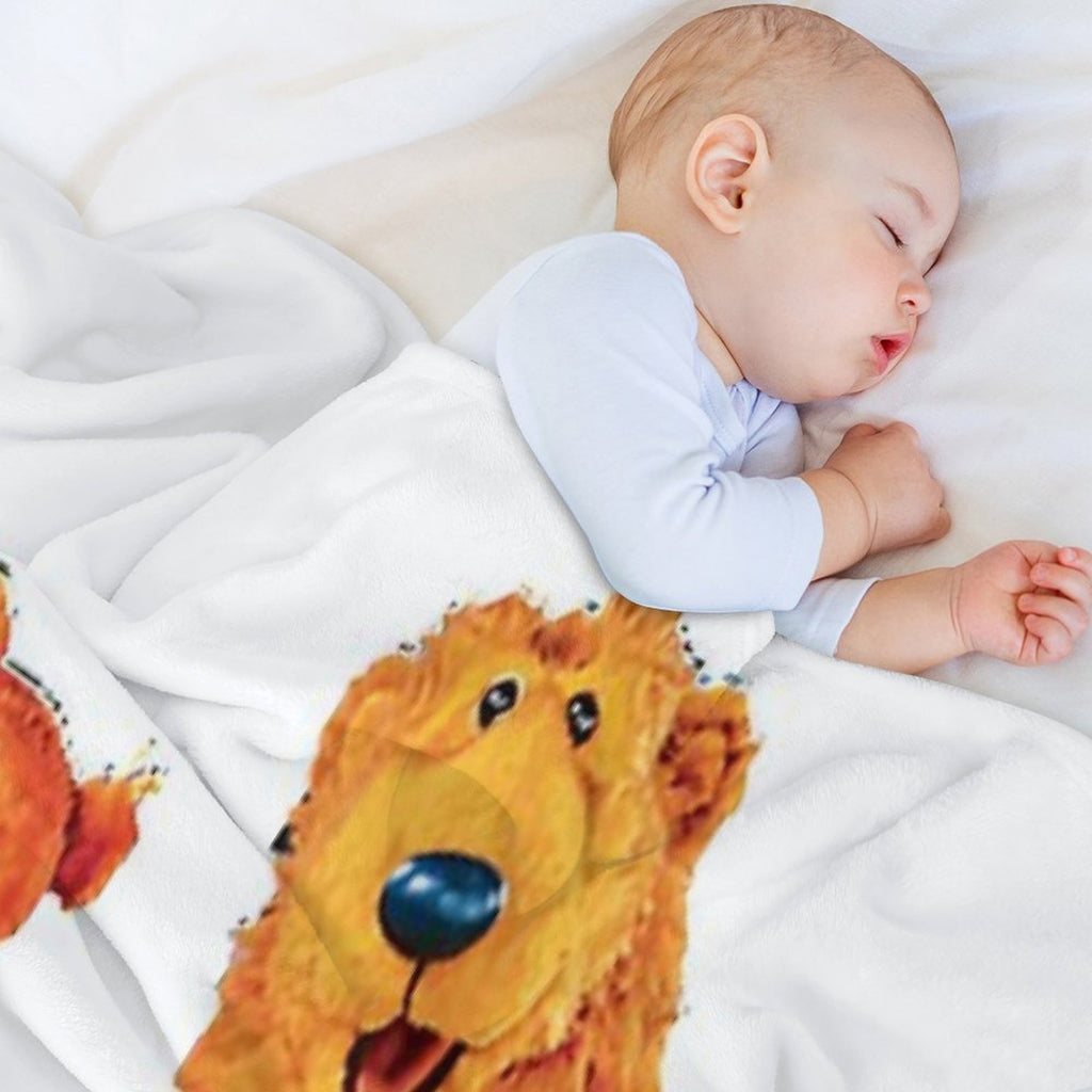 Bear in The Big Blue House Wrinkle-free Throw Blanket
