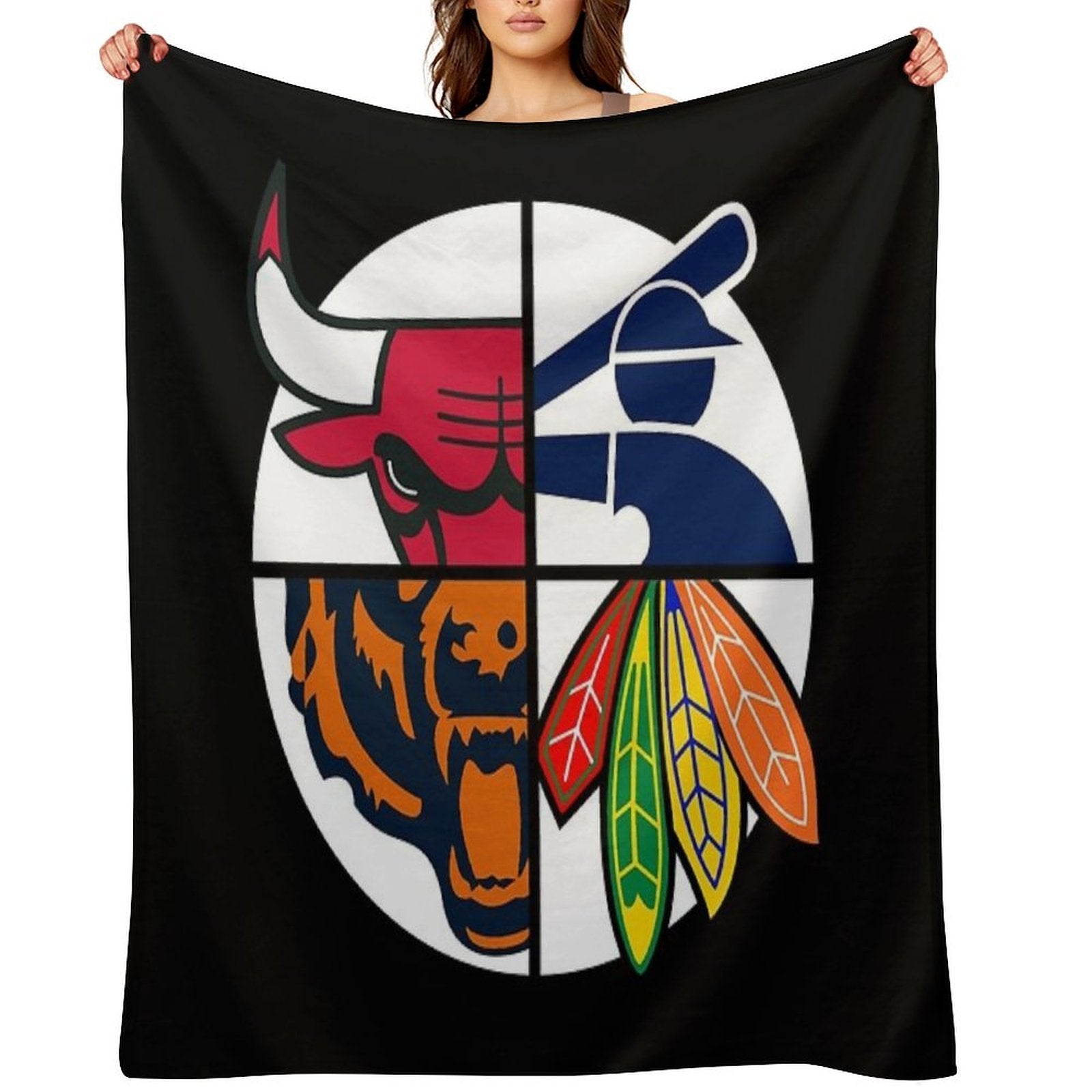 Chicago Southside Sports Machine-washable Throw Blanket