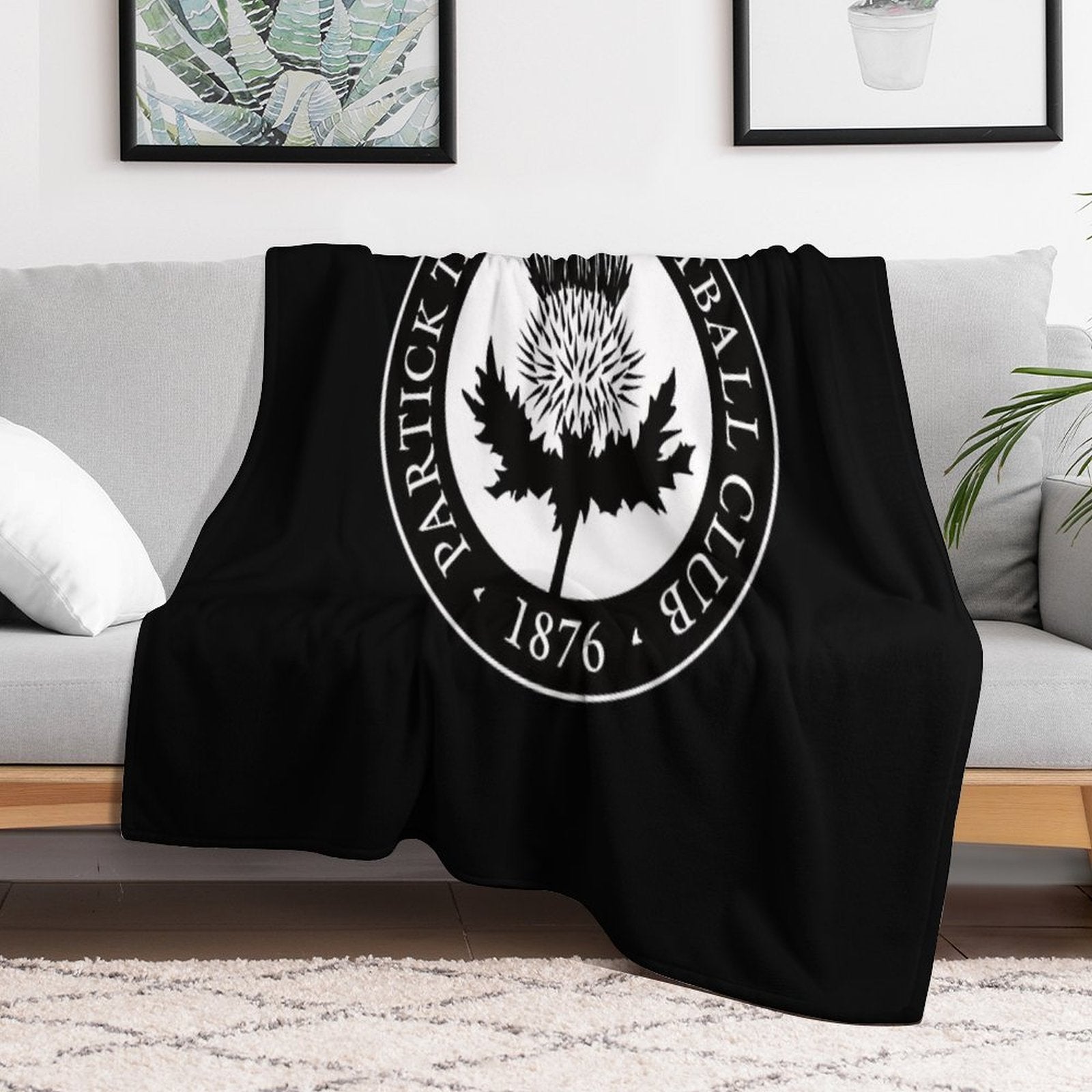 Partick Thistle Scottish Football Sports Fans Classic Shrink-resistant Throw Blanket