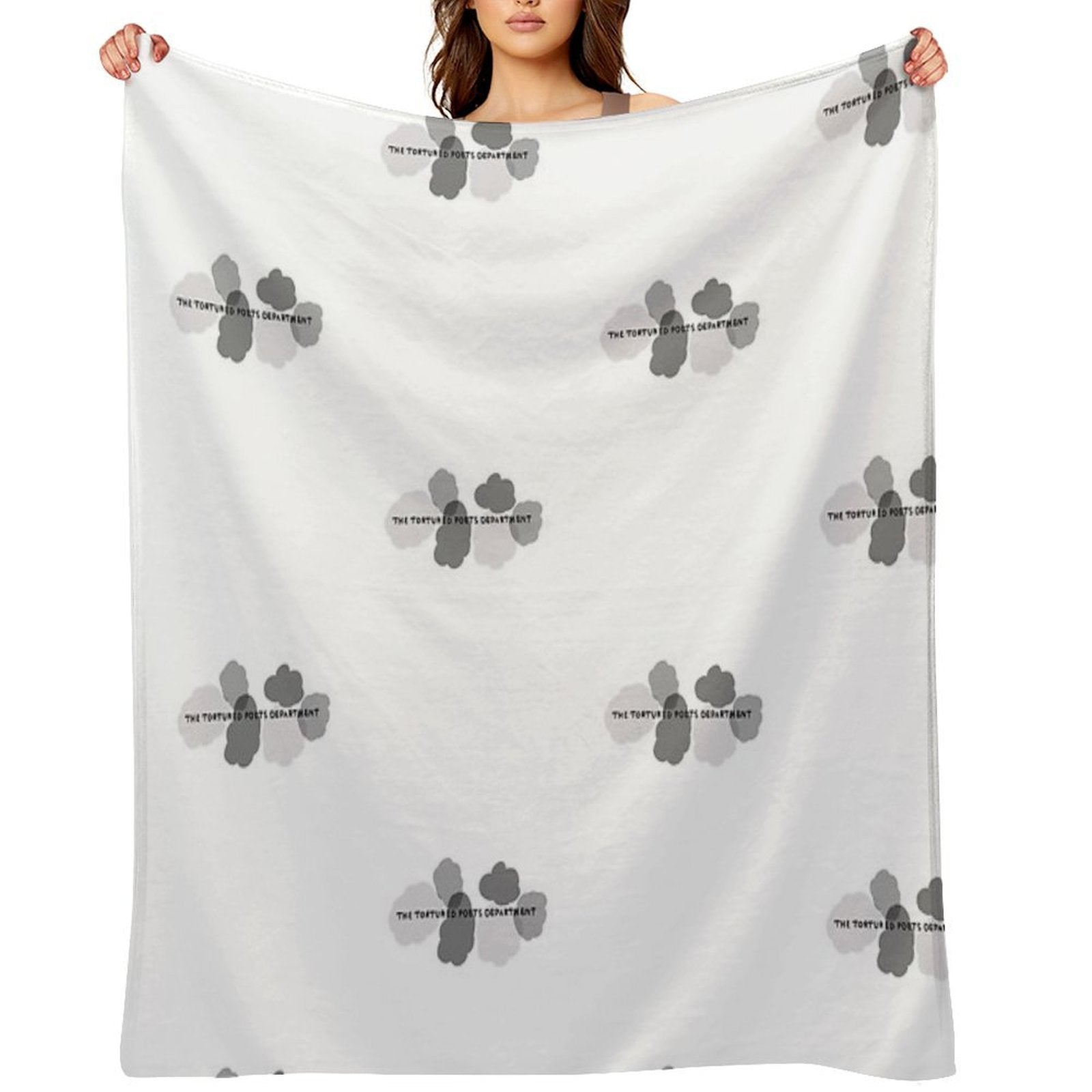 The Tortured Poets Department Taylor Swift - Title Inspired Art - Watercolour Look Durable Throw Blanket