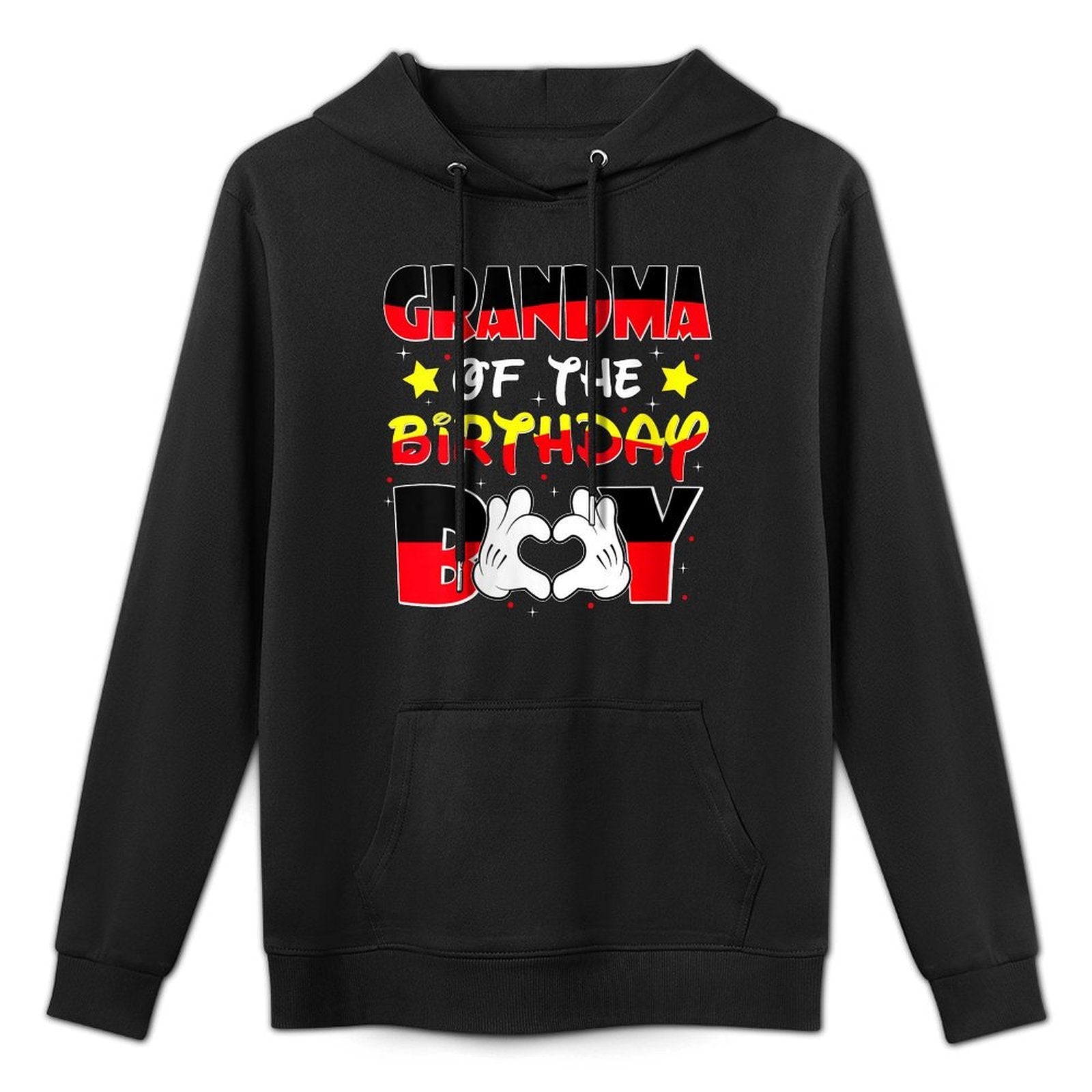 Womens Grandma Of The Birthday Boy Matching Grandson Family Easy Care Hoodie