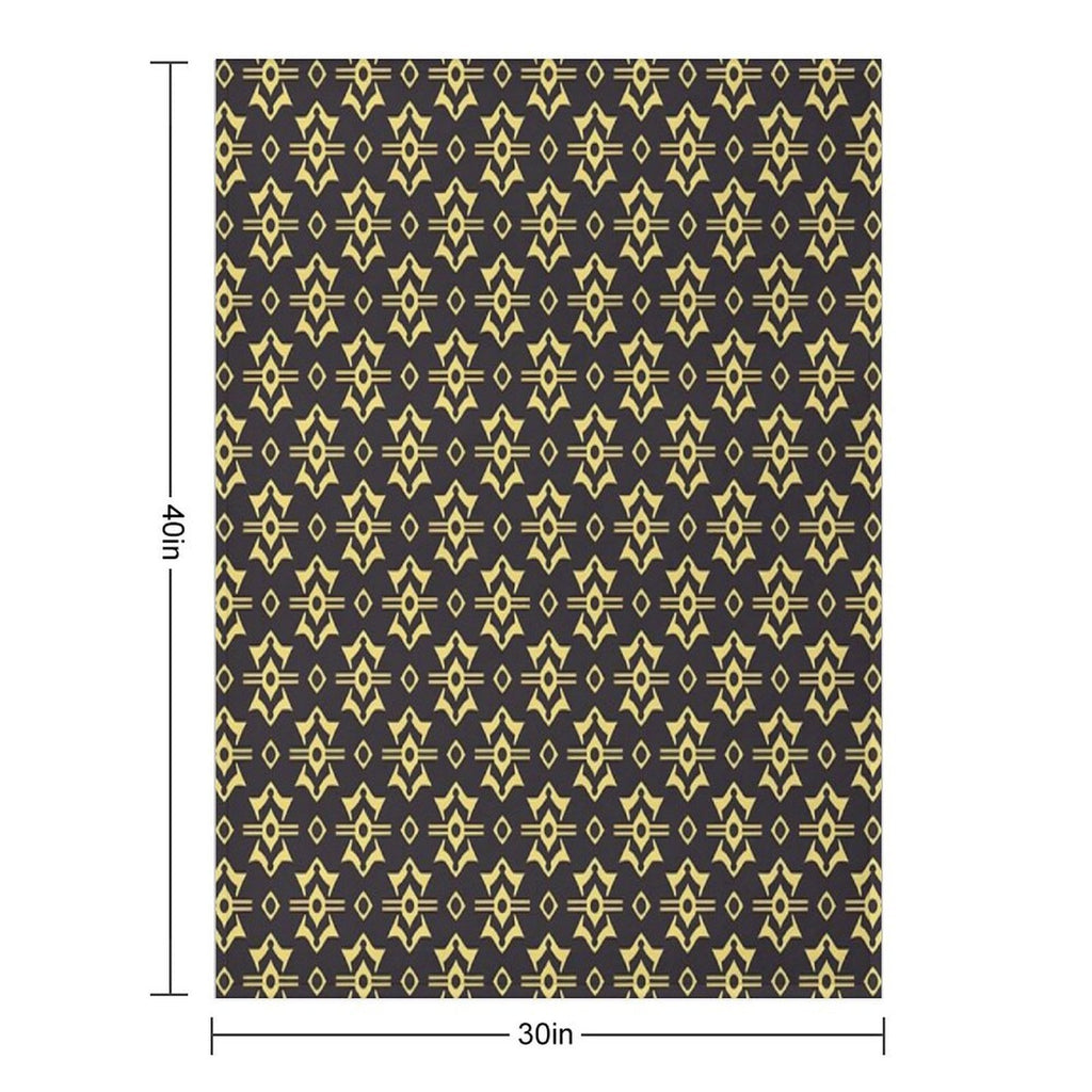 Repeating Pattern Comfort Throw Blanket
