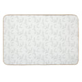 Minimalist Leaves Art  Rapid-Drying Bath Mat