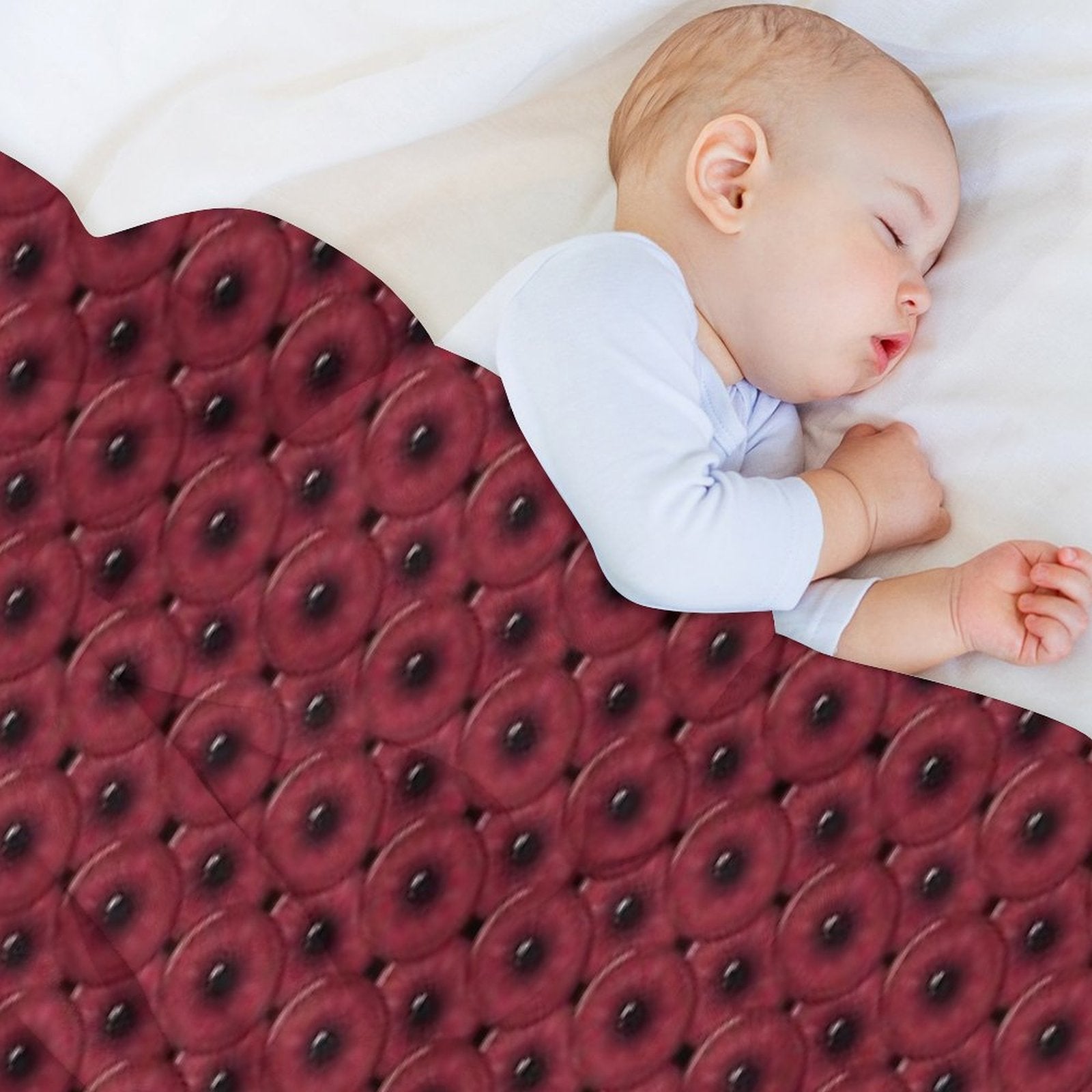 Red Eyes Lightweight Throw Blanket