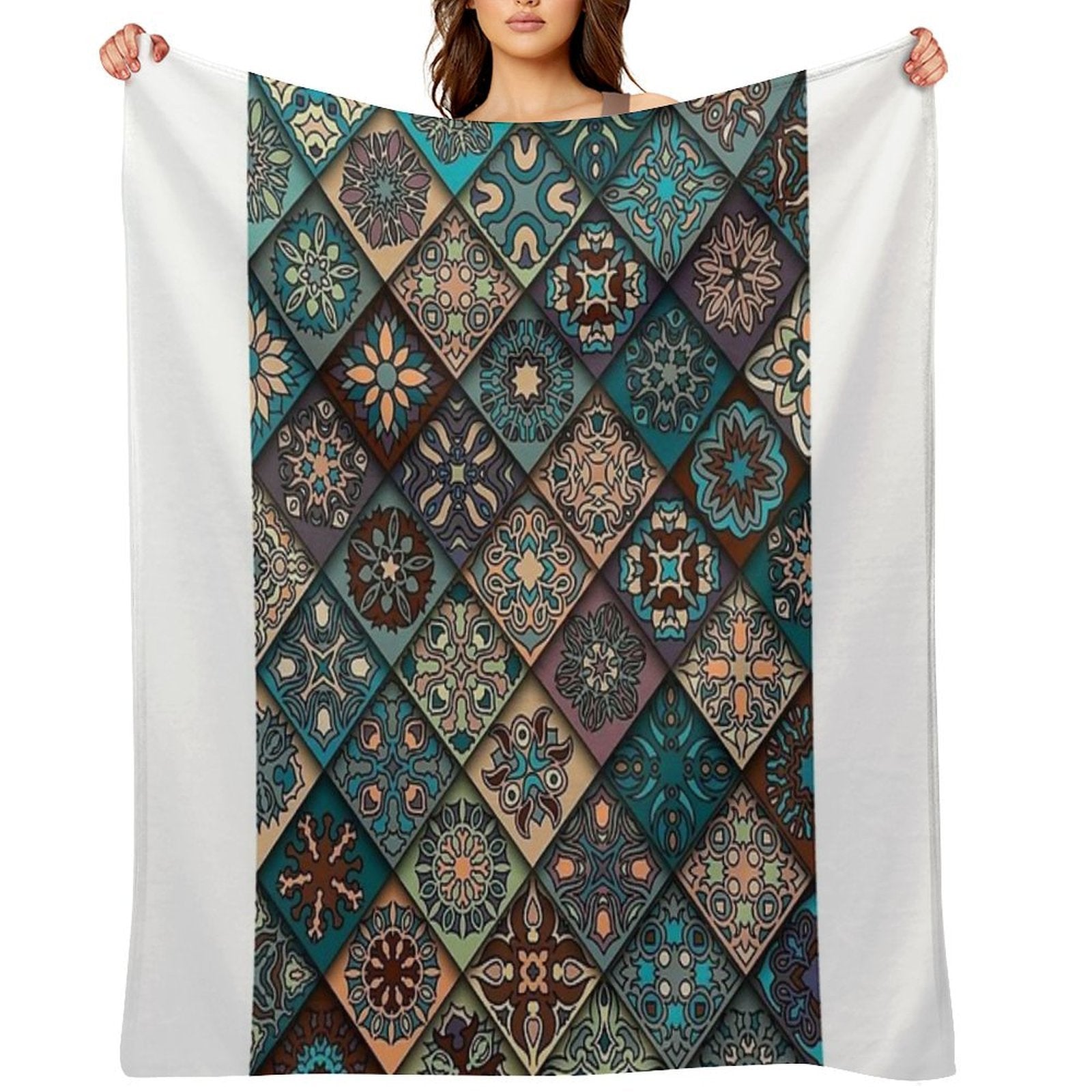 Abstract Design #81 Velvety-soft Throw Blanket