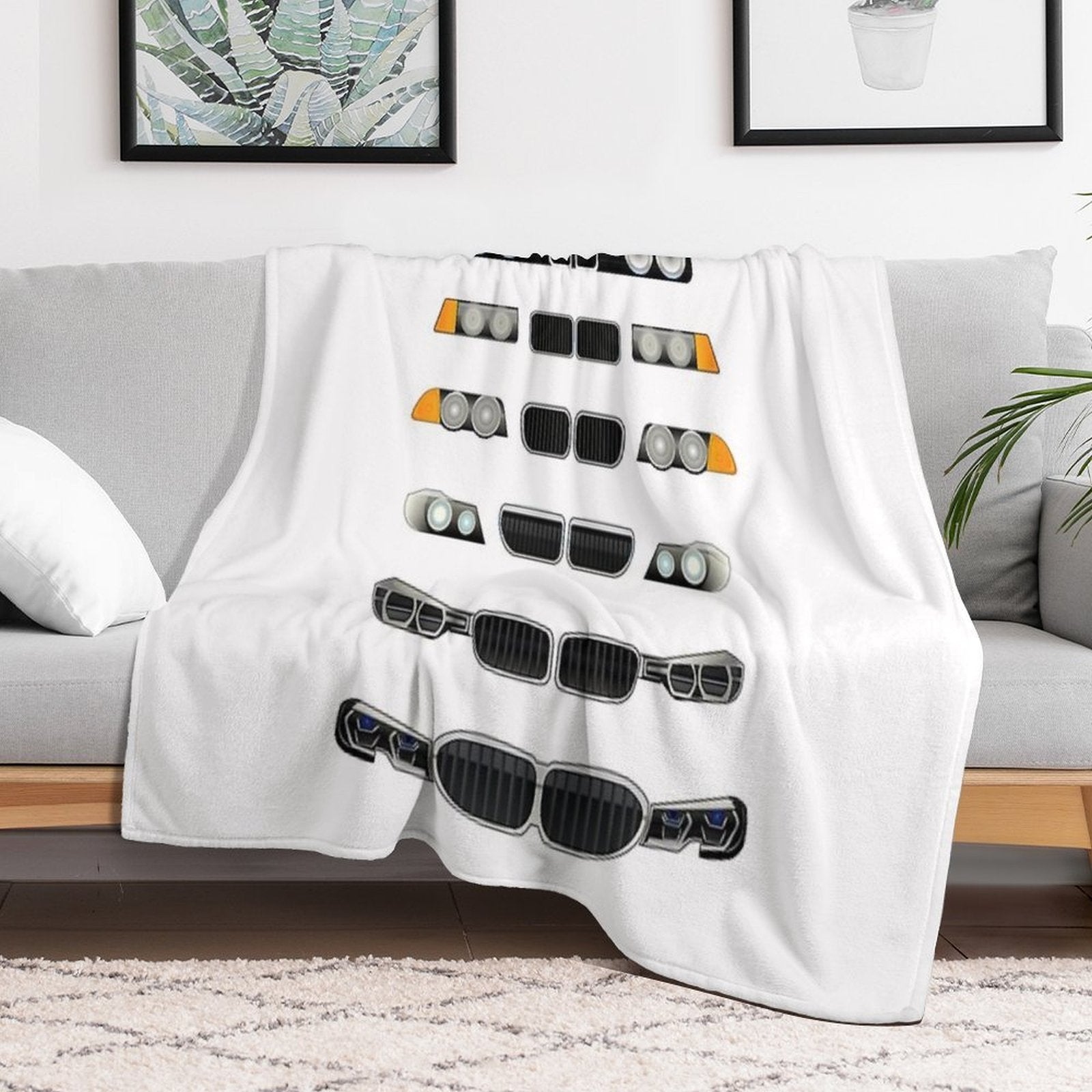 Evolution of The 3 Velvety-soft Throw Blanket