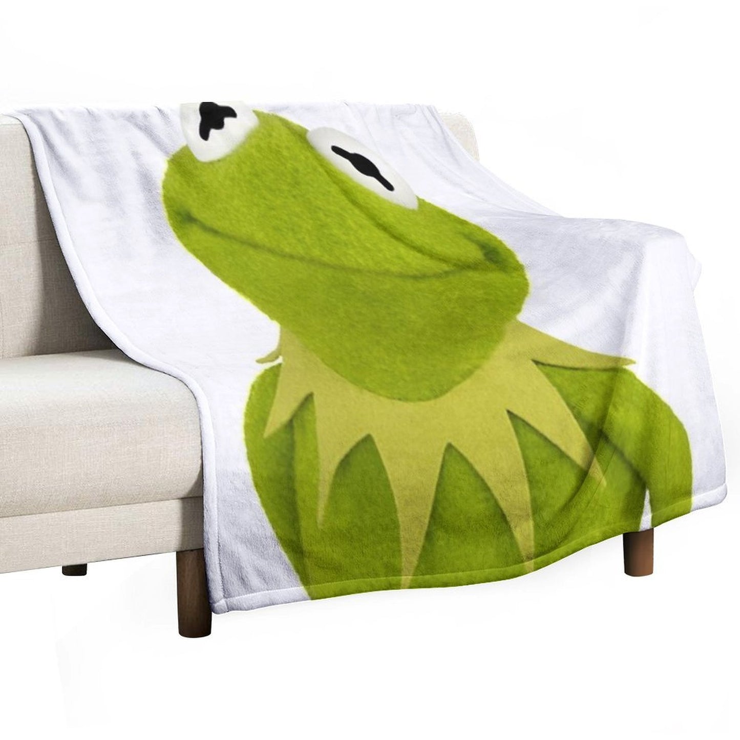 Kermit The Frog Velvety-soft Throw Blanket