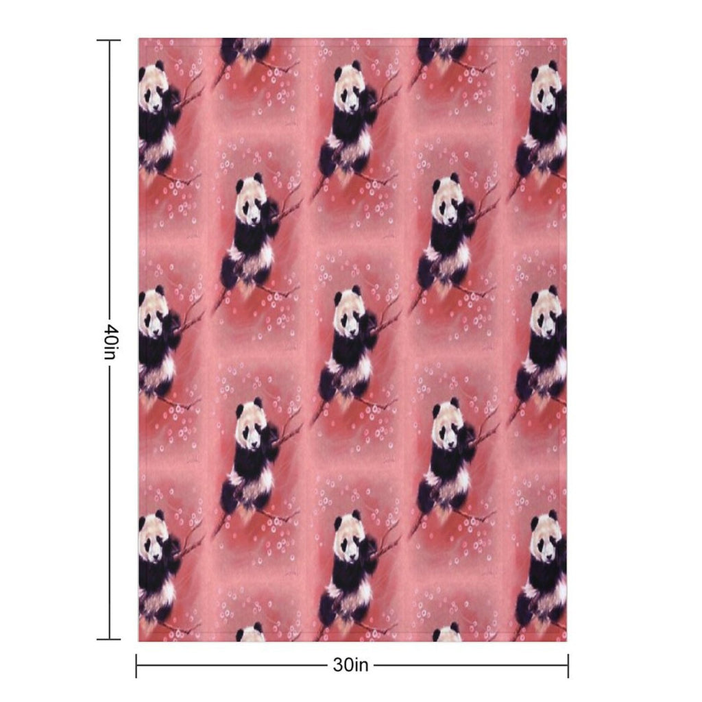 Panda Sustainable Throw Blanket