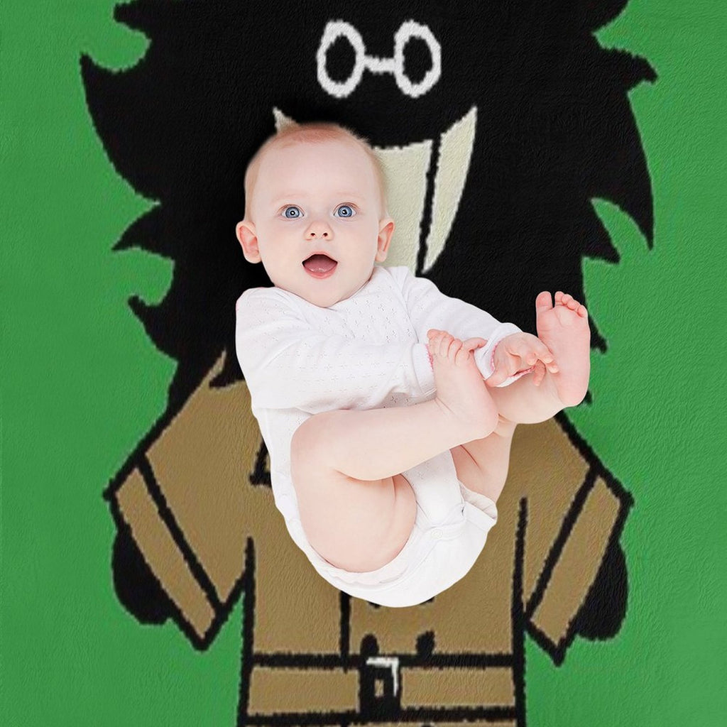 Bive from Regretevator Machine-washable Throw Blanket
