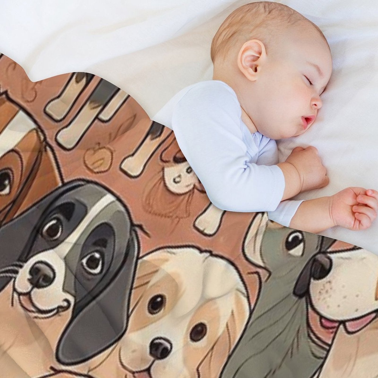 Dogs Multi-functional Throw Blanket