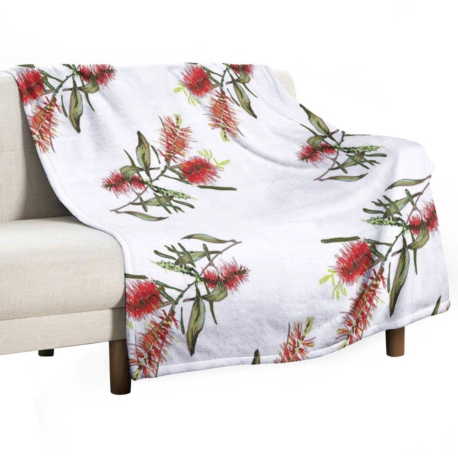 Callistemon Easy Care Throw Blanket