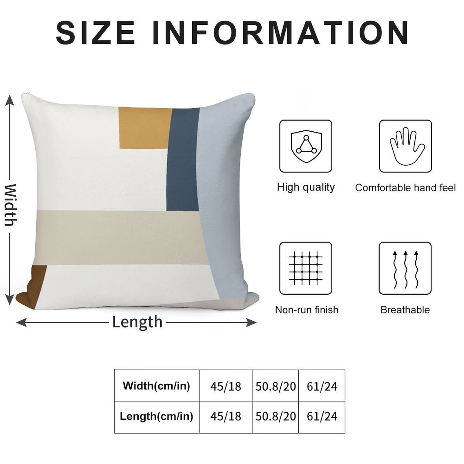 Mid Century Modern Minimal Vintage Pattern Scandinavian Inspired Colorfield Geometric Abstract Art Poster Soft Bedroom Essential Throw Pillow