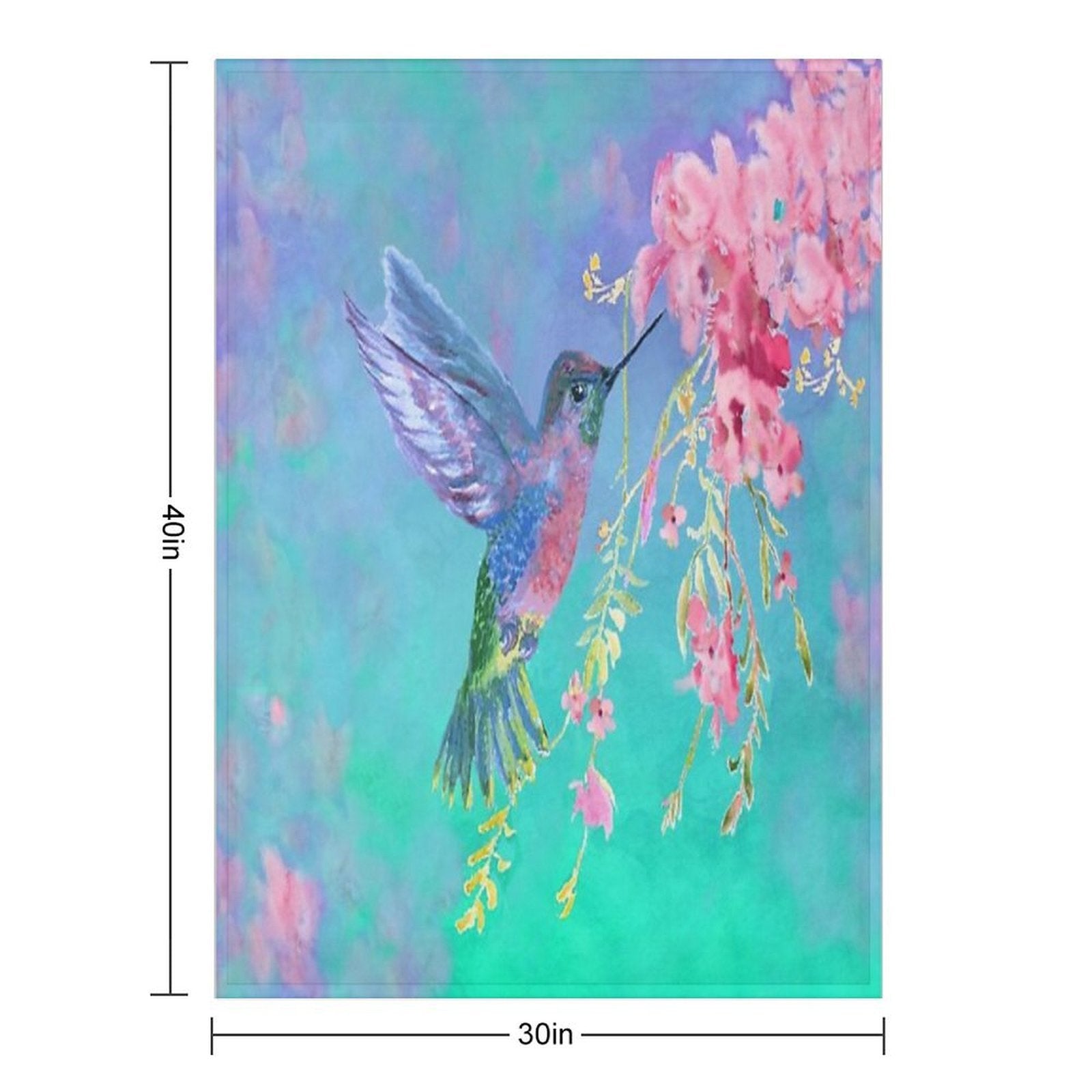 Live A Colorful Life Quick-dry Throw Blanket