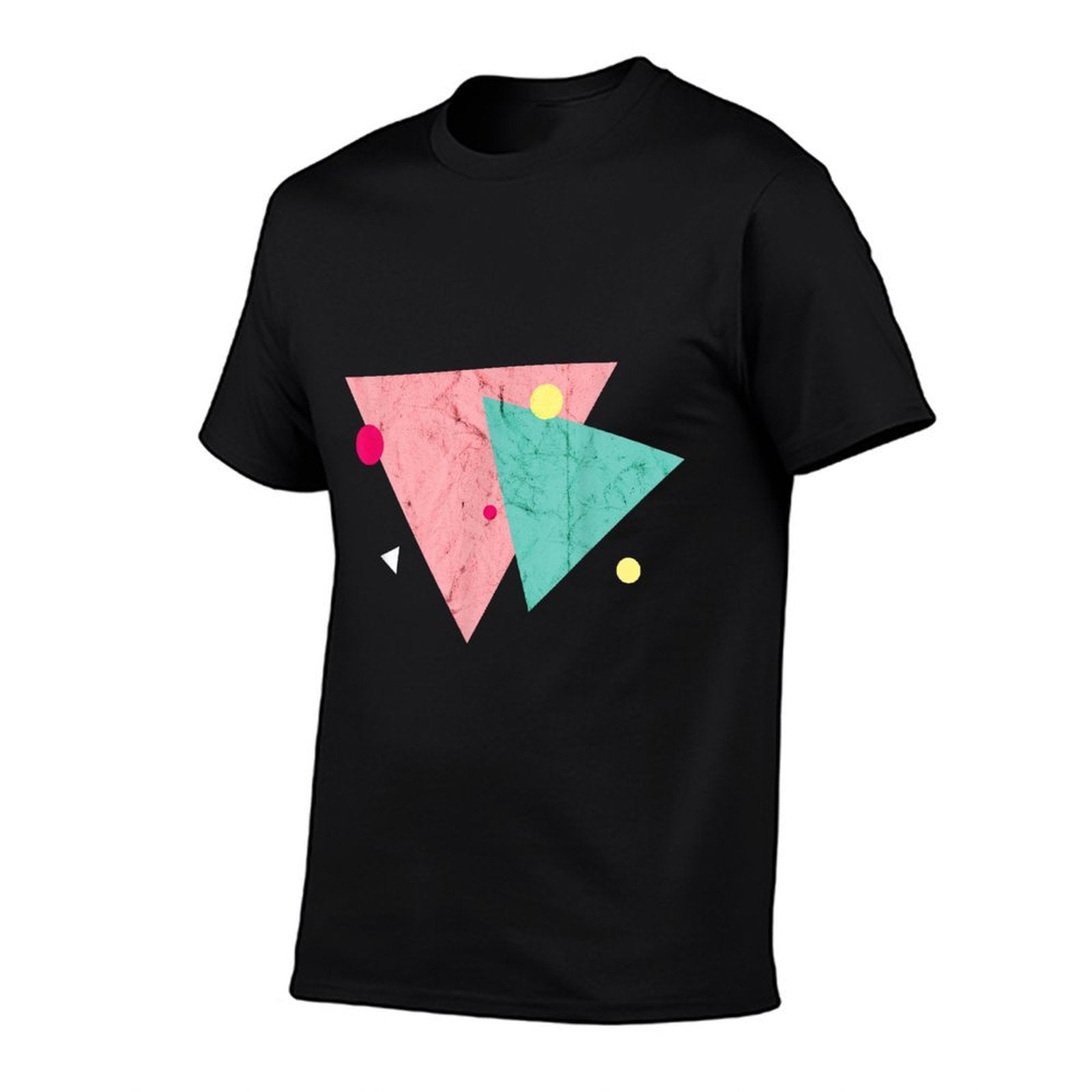 Geometric Triangles Aesthetic Eighties 1980s  Classic T-Shirt
