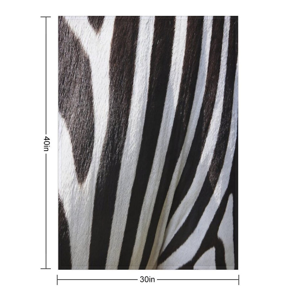 Animal Zebra Print Gift-ready Throw Blanket
