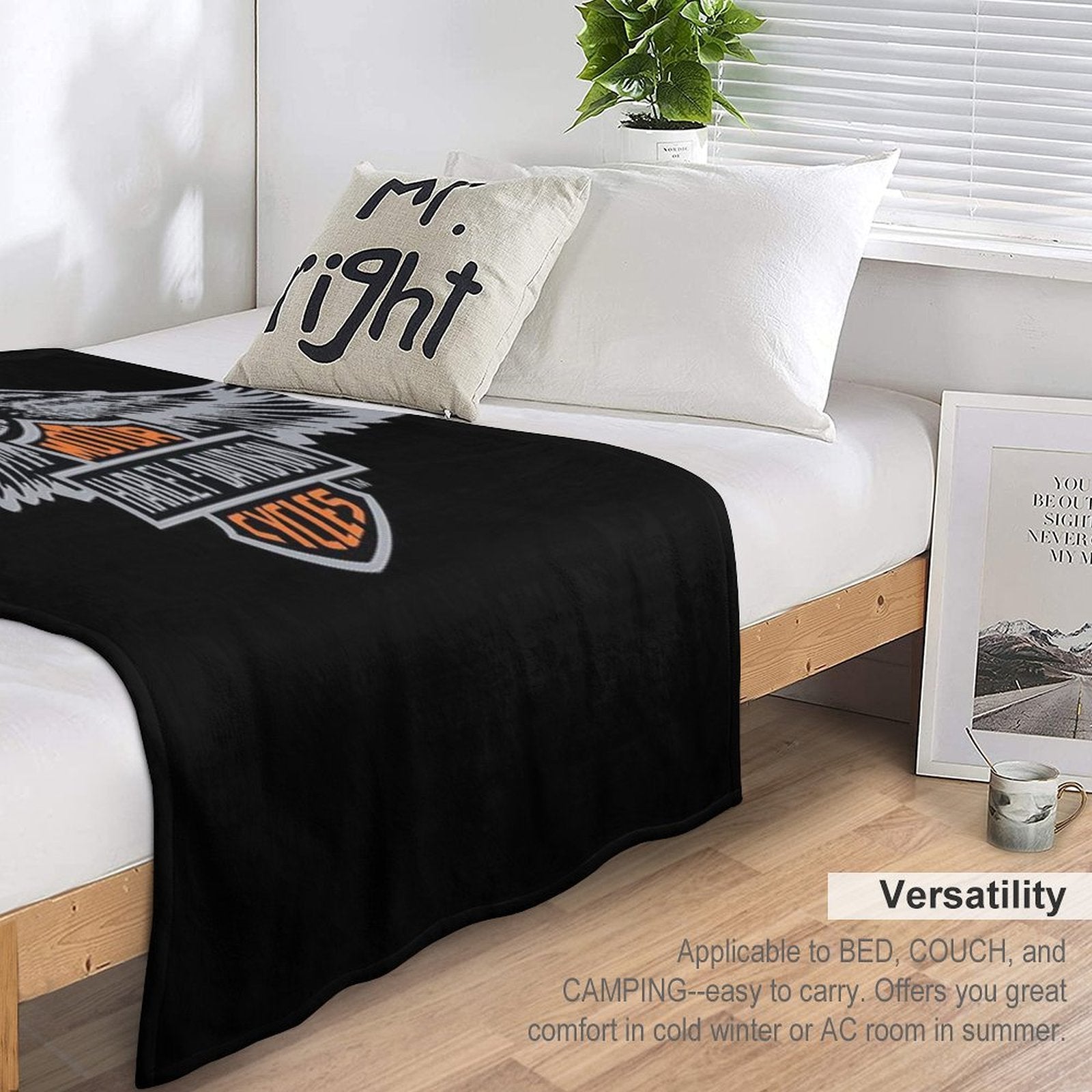 The Spirit of The Open Road Versatility Throw Blanket