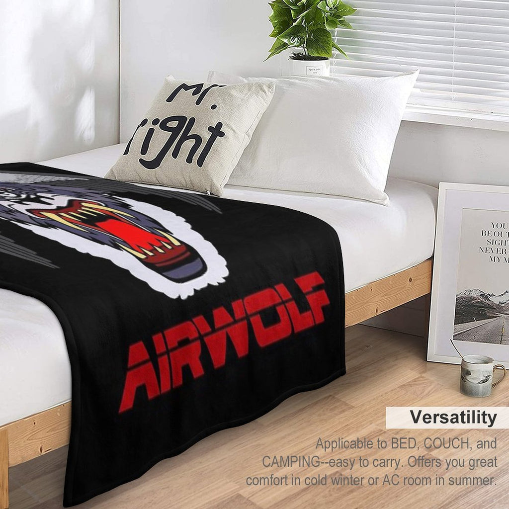 Airwolf Lightweight Throw Blanket