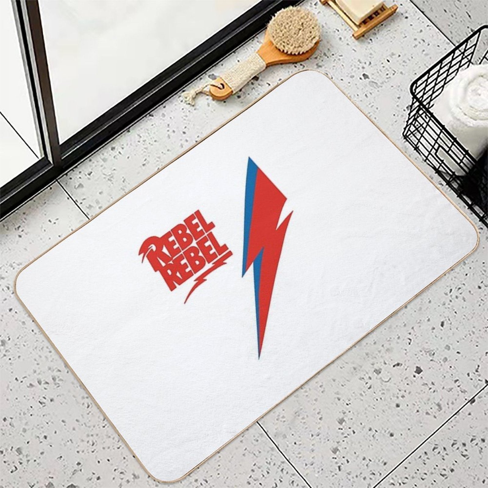 David Bowie Rebel Rebel  Odorless Bath Mat