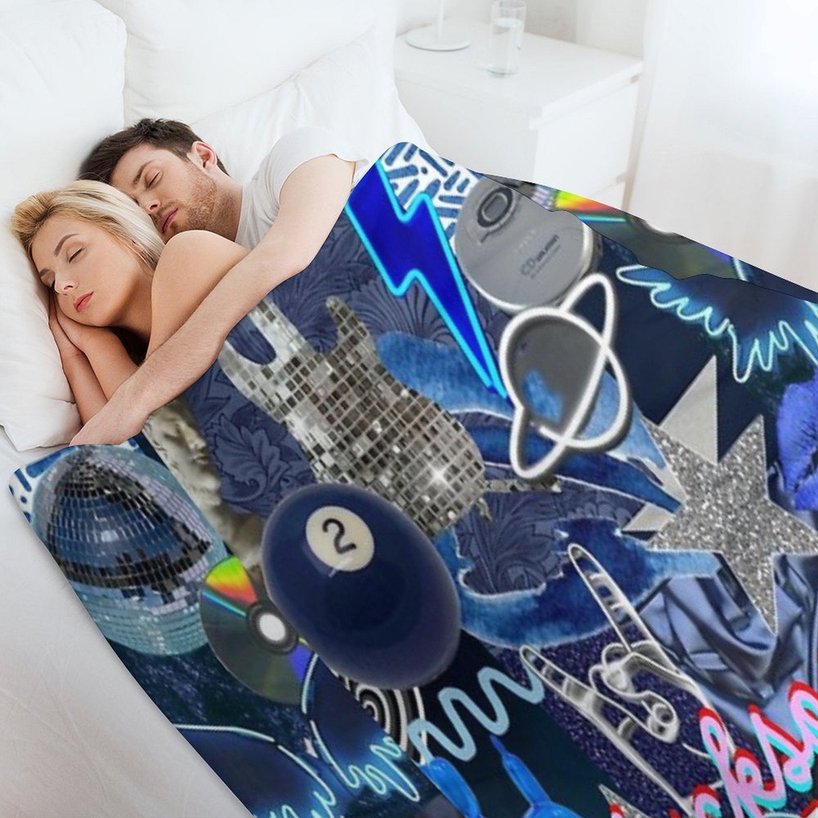 Jacksonville Florida COLLAGE Velvety-soft Throw Blanket