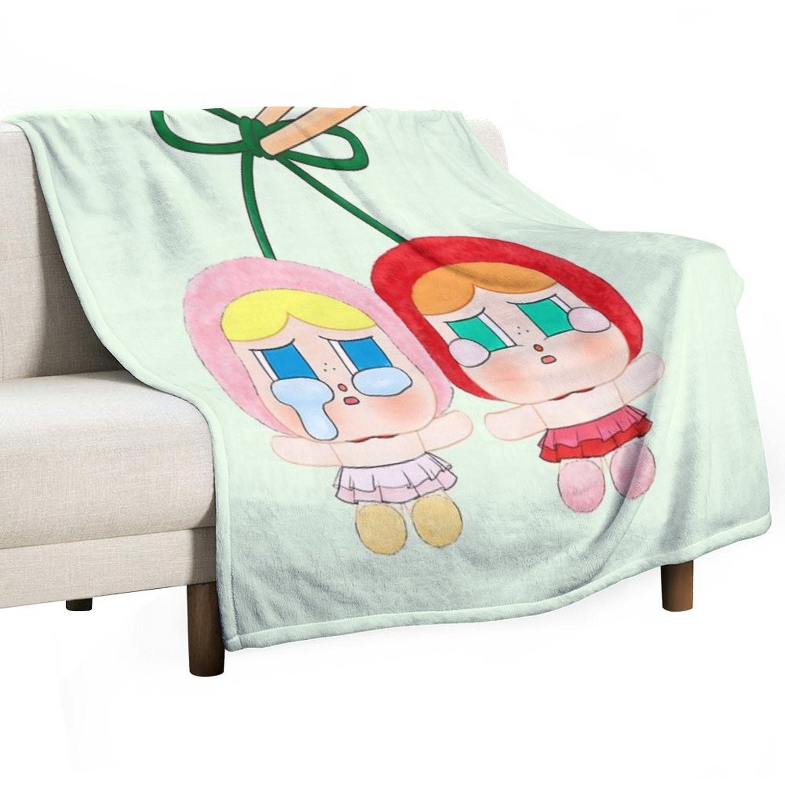 Cherry Crybaby Eco-conscious Throw Blanket
