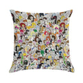 103 Faces of Roger The Alien Soft Ultra-Soft Texture Throw Pillow
