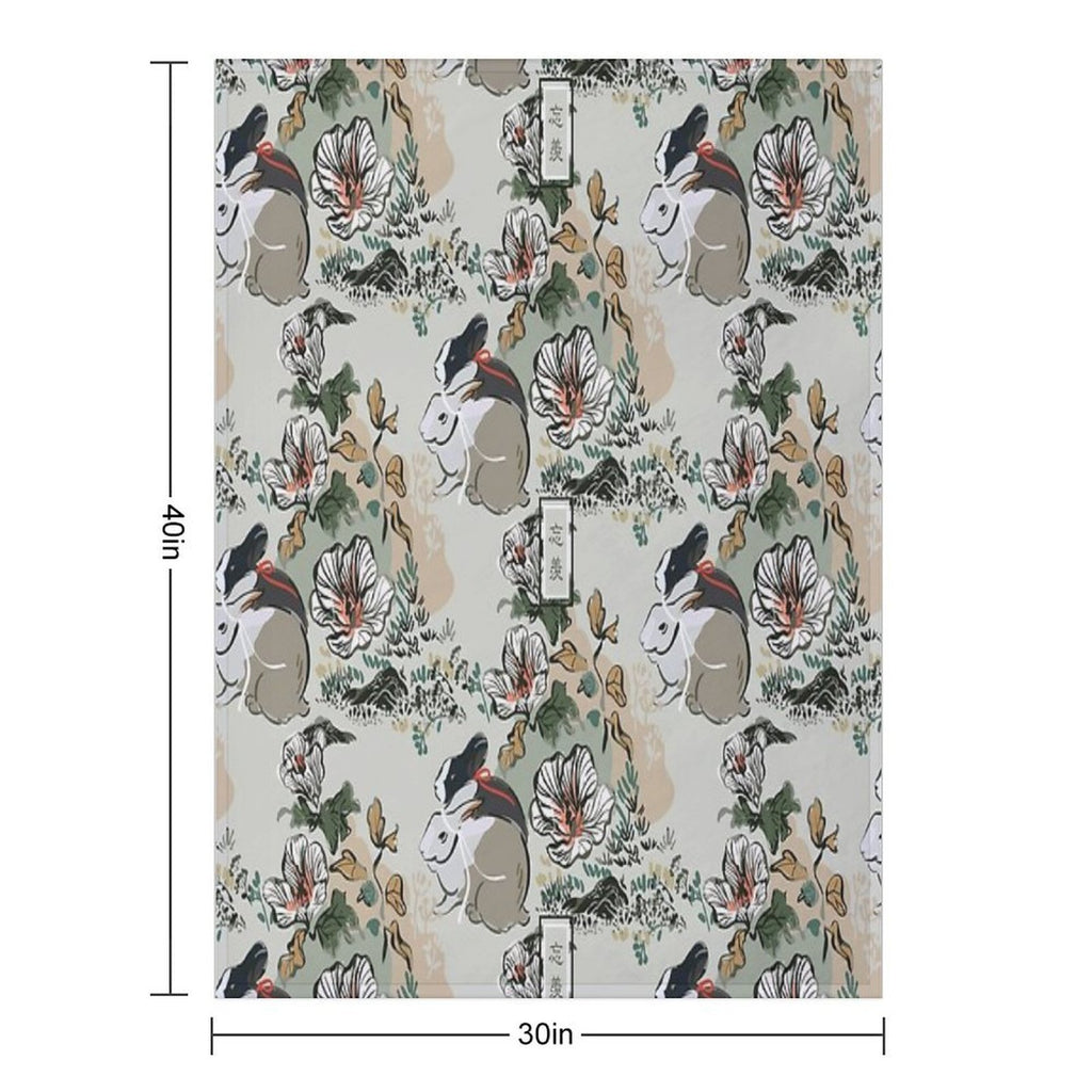 WangXian [SEAMLESS TRADITIONAL] Wrinkle-free Throw Blanket
